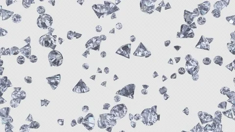 Diamonds Explosion Stock Footage 158899398
