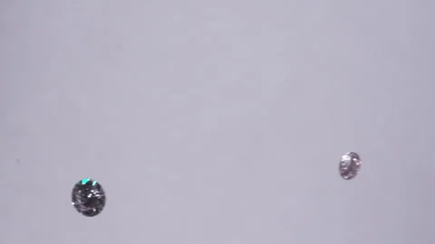 Diamonds Falling CU Stock Footage 258657897