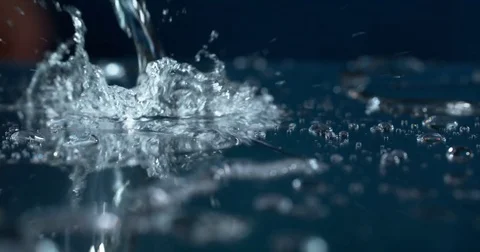 Diamonds falling in slow motion shot on Phantom Flex 4K at 1000fps Stock Footage 83999585