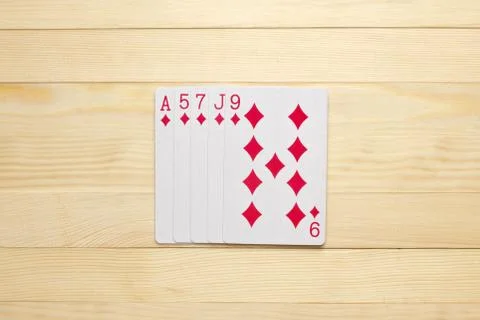 Diamonds Flush Foto stock