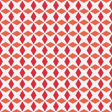 Diamonds Geometric Seamless Pattern Vector Background Stock Illustration