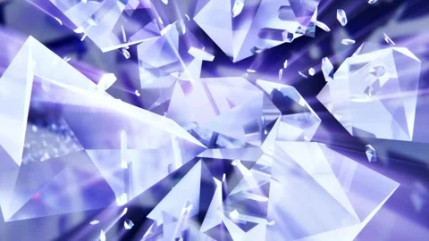 Diamonds glow in dark background loop animated Stock Footage 332723412