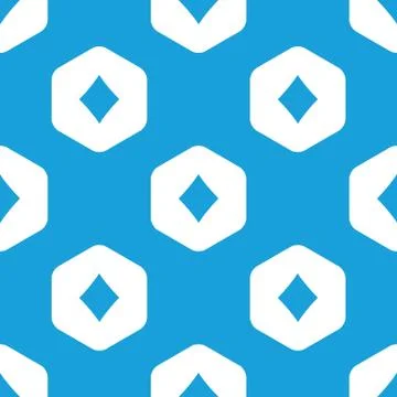 Diamonds hexagon pattern 스톡 일러스트