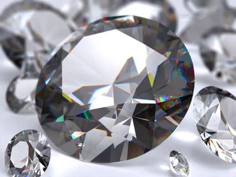 Diamonds Stock Illustration