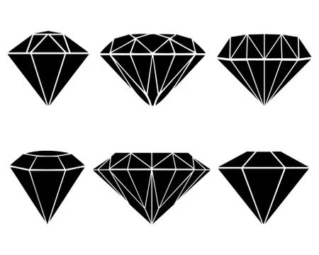 Diamonds Stock Illustration