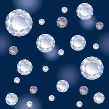 Diamonds luxury seamless pattern Stock-Illustration