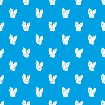 Diamonds pattern seamless blue Illustrazione stock