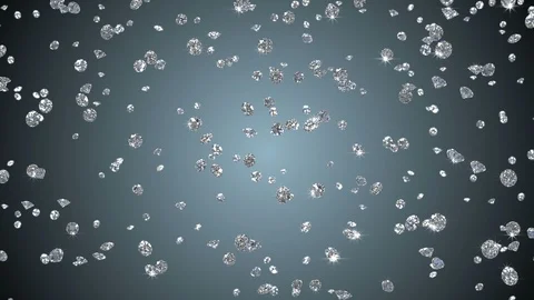 Diamonds Rain Falling Diamonds 4K Glamour Shiny Background Animation Video stock 103595183