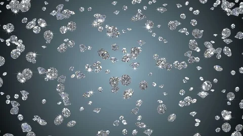 Diamonds Rain Falling Diamonds 4K Glamour Crystals Background Animation Stock-Footage 103596719