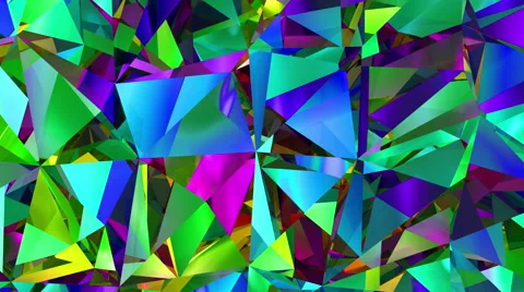 Diamonds Refraction Background Looped.  Stock Footage 57140571