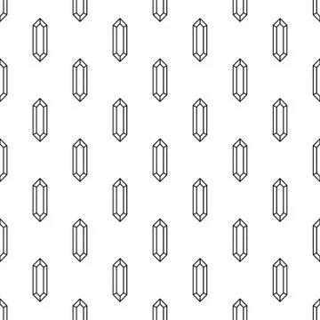 Diamonds seamless pattern Stock Illustration