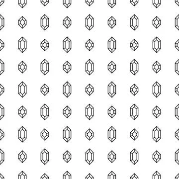 Diamonds seamless pattern Illustrazione stock