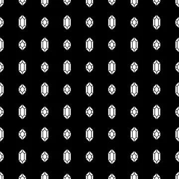 Diamonds seamless pattern Stock Illustration