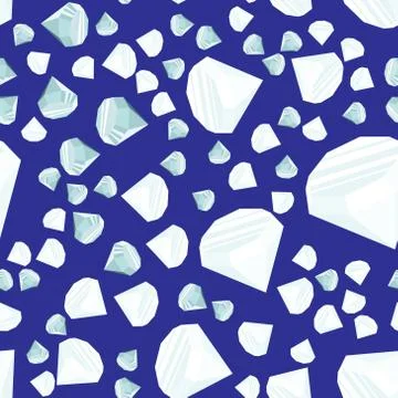 Diamonds seamless pattern Stock Illustration