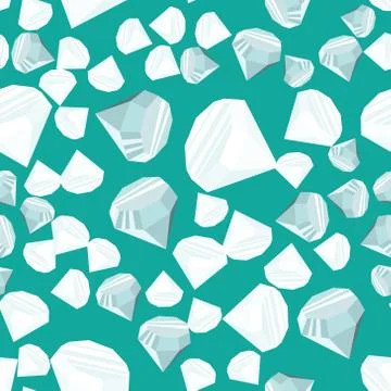 Diamonds seamless pattern Stock Illustration