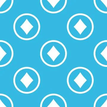 Diamonds sign blue pattern Stock Illustration