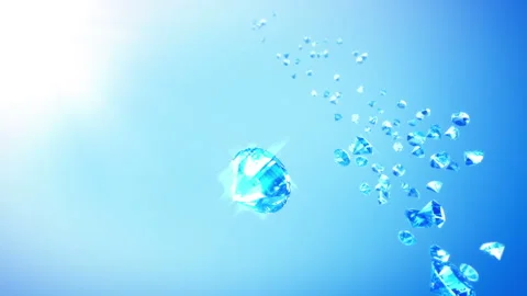 Diamonds Sky Background (Loop) 4K Video stock 106264160