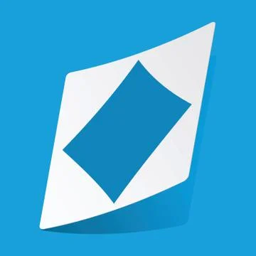 Diamonds sticker Stock Illustration