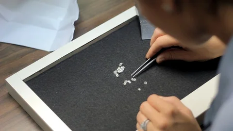 Diamondsorting2 Stock Footage 91176482