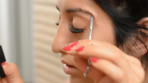 DianaMakeup 22 Stock Footage 95629500