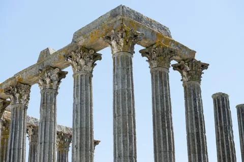 Dianna Temple in Evora. Stock Photos