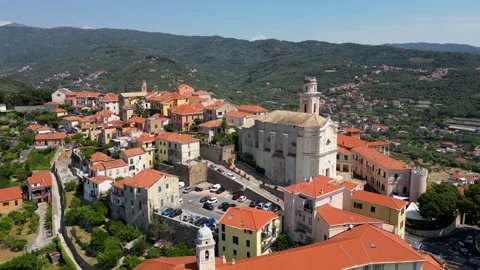 Diano castello Imperia Stock Footage 343153495