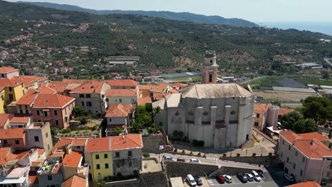 Diano castello Imperia Stock Footage 343153657