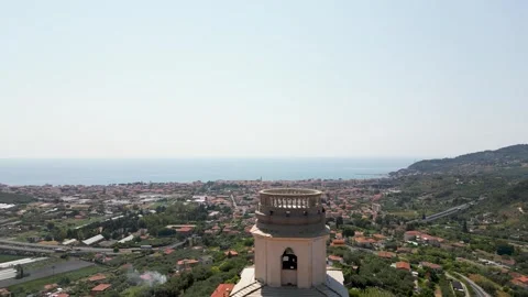 Diano castello Imperia Stock Footage 343154170