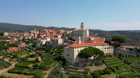 Diano castello Imperia Stock Footage 343154562