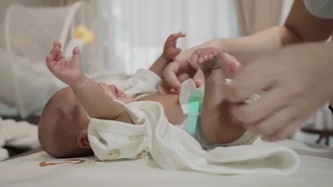 Diaper Change Ritual 库存影片 337523559