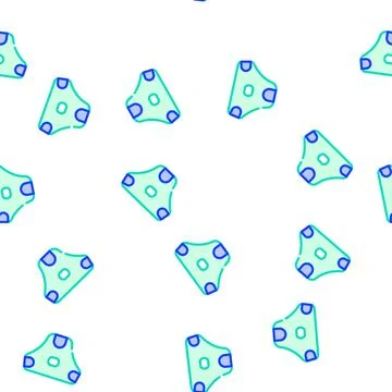 Diaper for dog vector seamless pattern Stockillustratie
