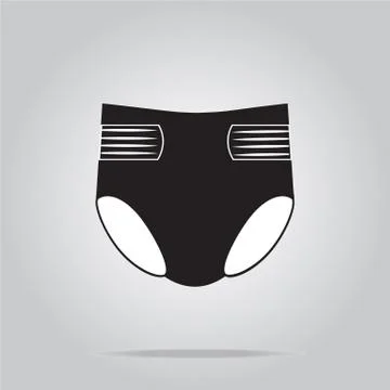Diaper icon. Иллюстрация