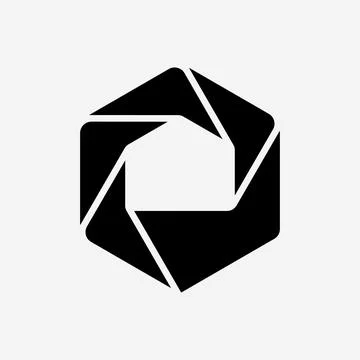 Diaphragm logo Stock Illustration