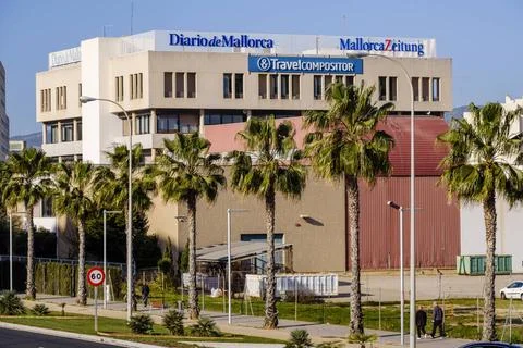 Diario de Mallorca Diario de Mallorca, offices and newsroom, Polígono de L.. Stock Photos