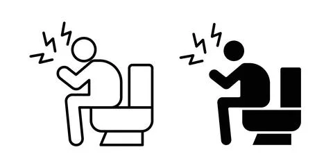 Diarrhea icon vector art Illustrations Stock Illustration