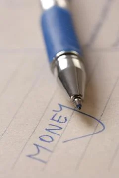 Diary and Pen Foto stock