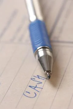 Diary and Pen Stock Photos