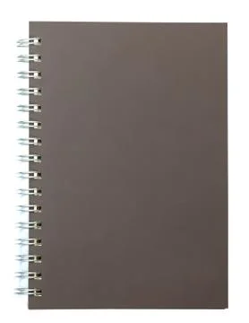 Diary book on white isolated Stock Photos