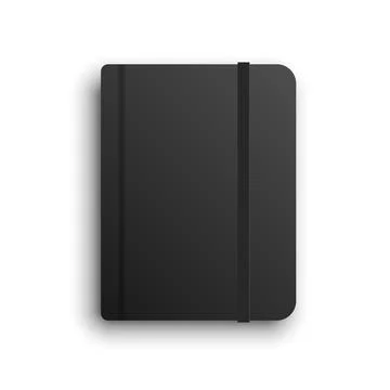 Diary icon in flat style. Notebook vector illustration on isolated background Stock Illustration