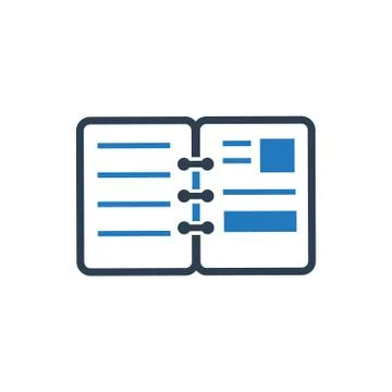 Diary Icon Stock Illustration
