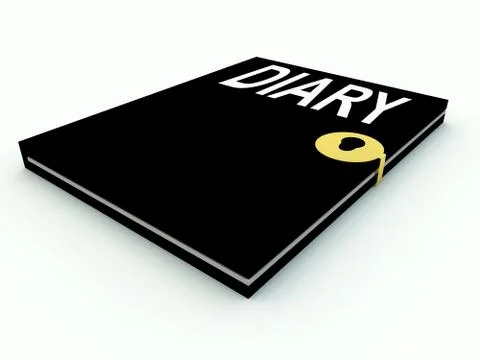 Diary Stock Illustration