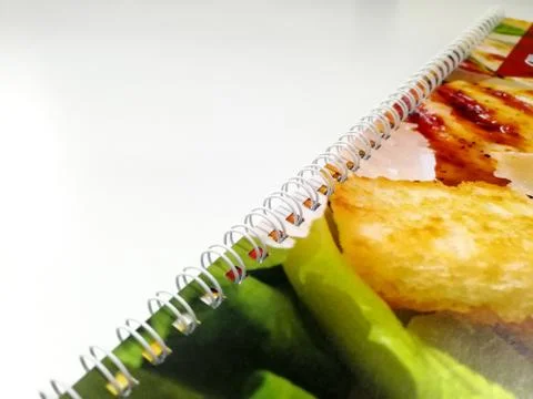 Diary or notebook placed on any surface, colorful cover of a diary Stock Photos