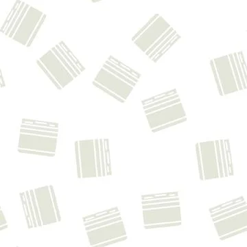 Diary for writing glyph vector seamless pattern Illustrazione stock