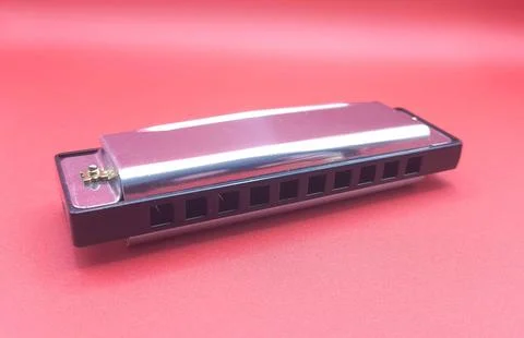 Diatonic harmonica Stock Photos