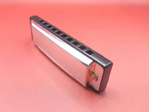 Diatonic harmonica Stock Photos