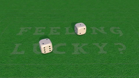 Dice - 01 - All the 2s - 4K - 25 FPS Video stock 307385770