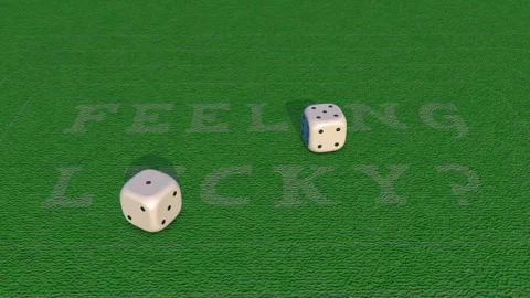 Dice - 01 - All the 5s - 4K - 25 FPS Video stock 307386542