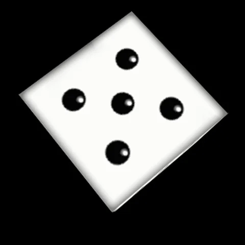 Dice 1 to Dice 5 動画素材 100729545