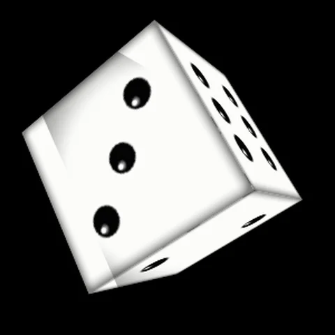 Dice 2 to Dice 1 動画素材 100729899