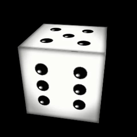 Dice 2 to Dice 3 動画素材 100729894